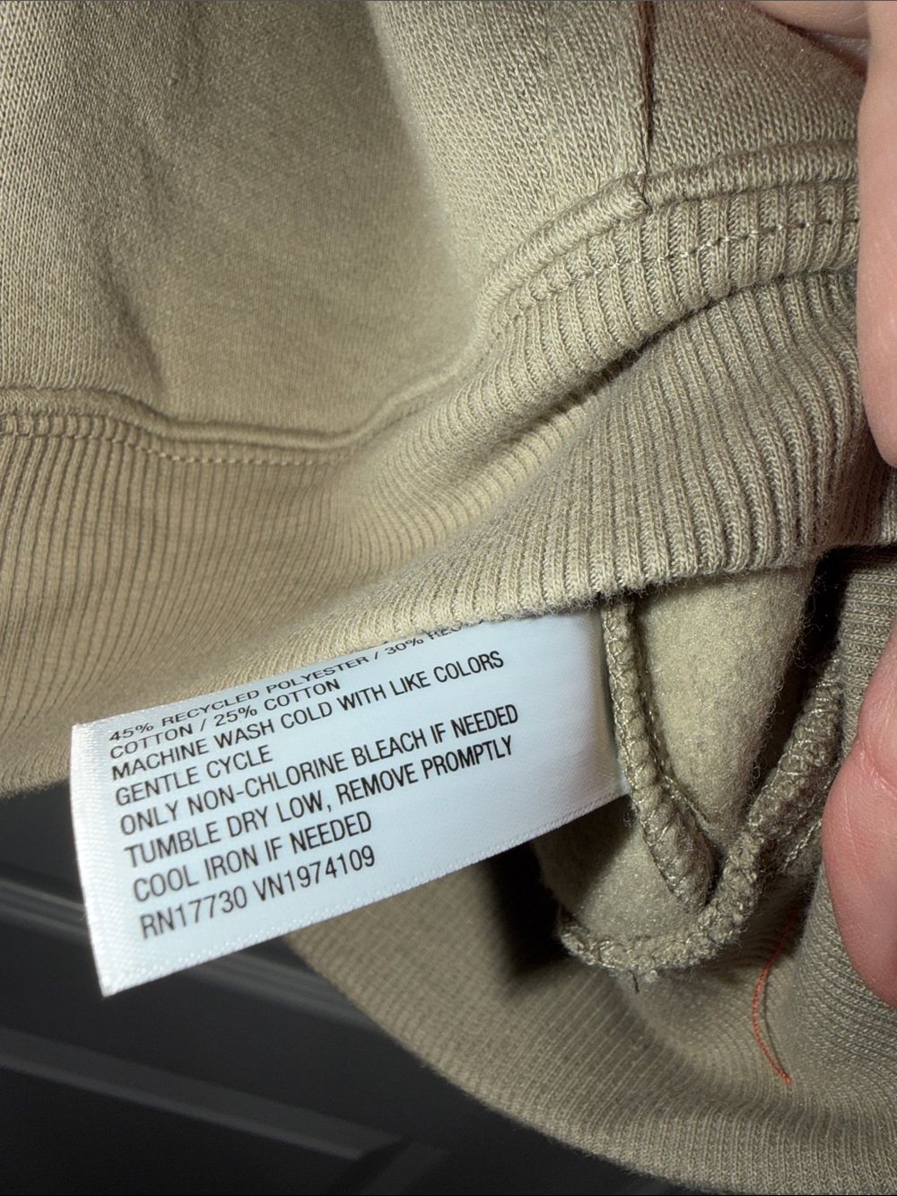 Wild Fable Sleeveless Zip-Up Hoodie Vest in Olive size XLarge - Picture 4 of 5